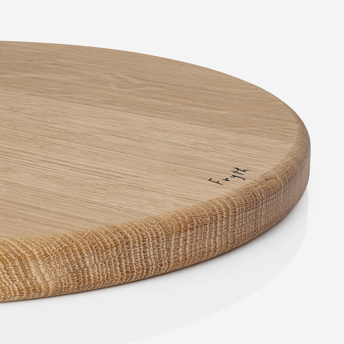 No.1 - Round Wooden Pizza Board - Oak