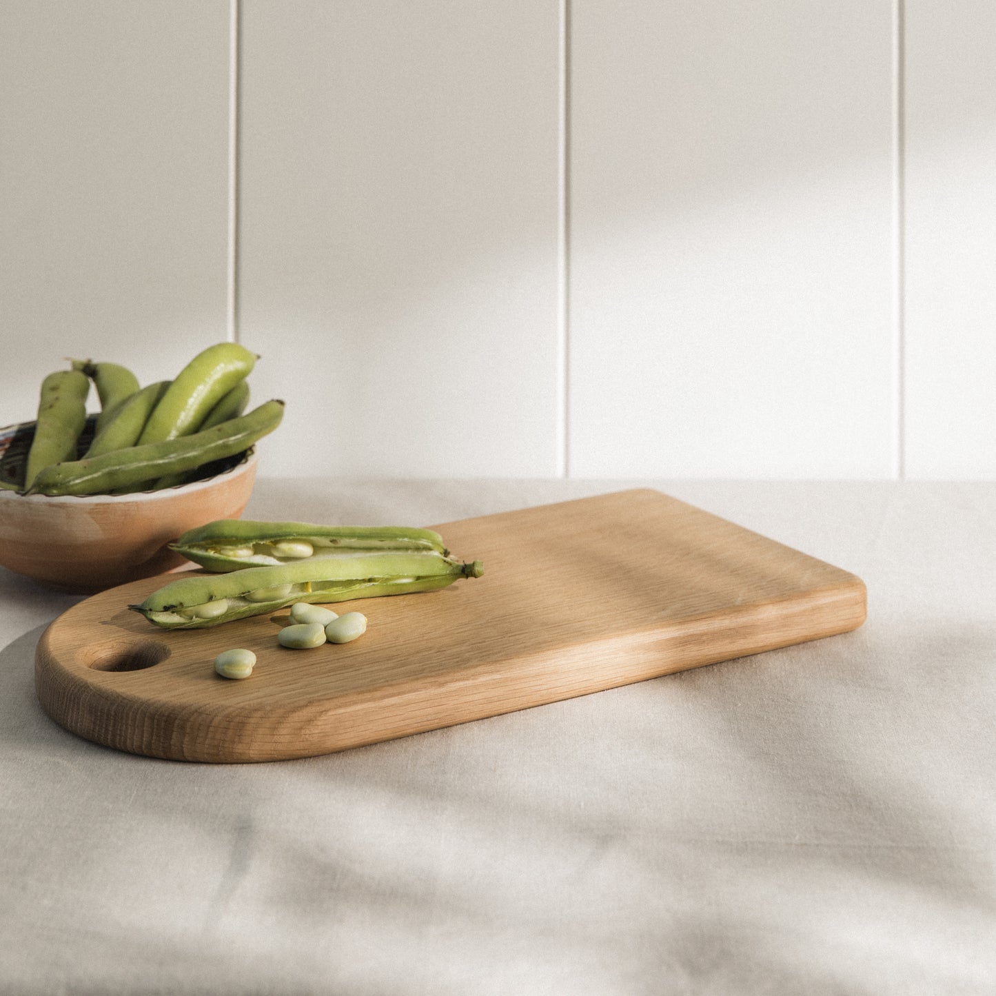 No.1 - Semi Circular Wooden Chopping Board - Oak