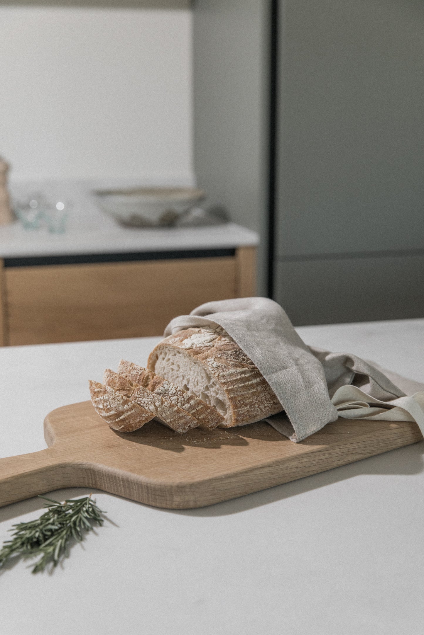 Linen Bread Bag