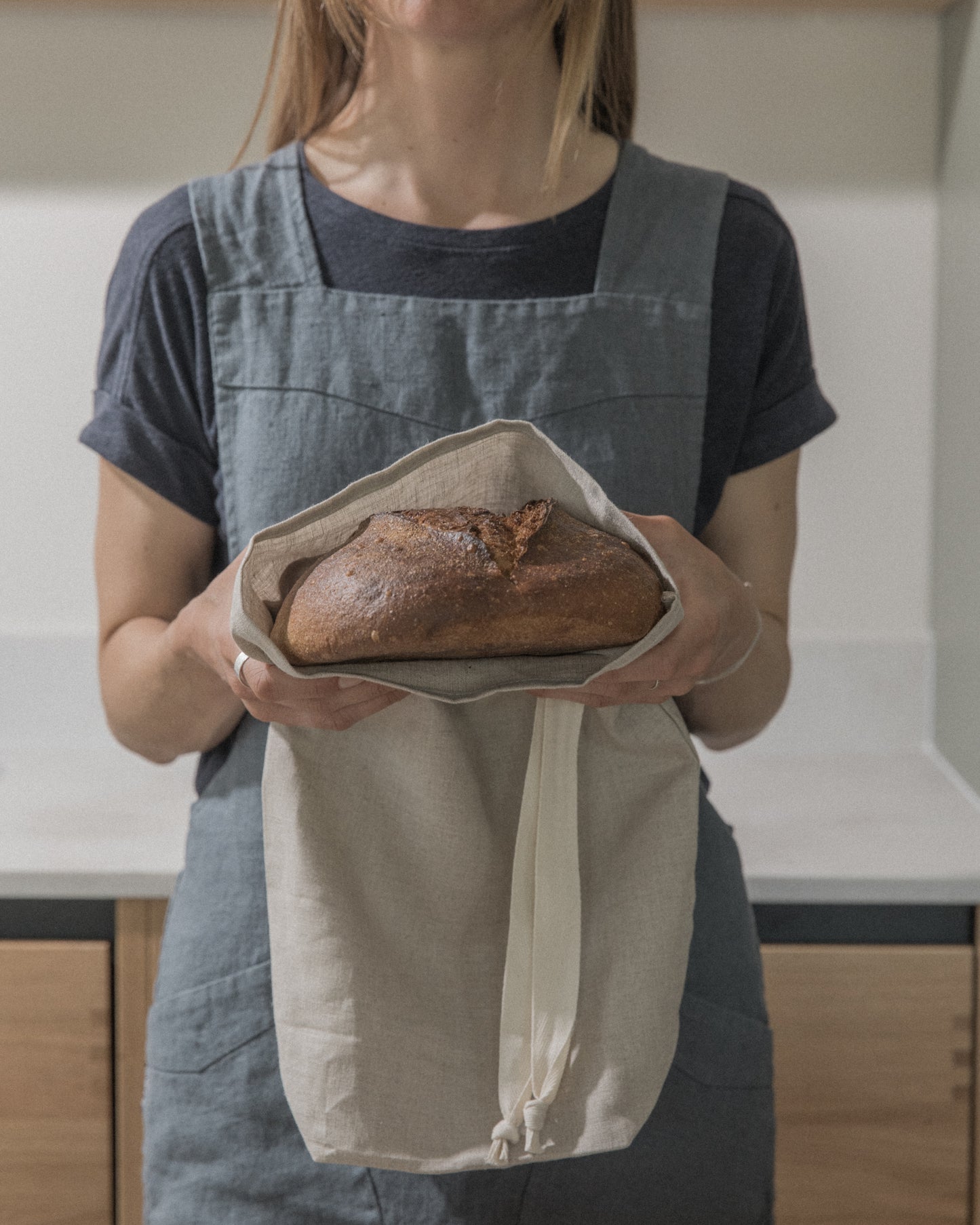 Linen Bread Bag