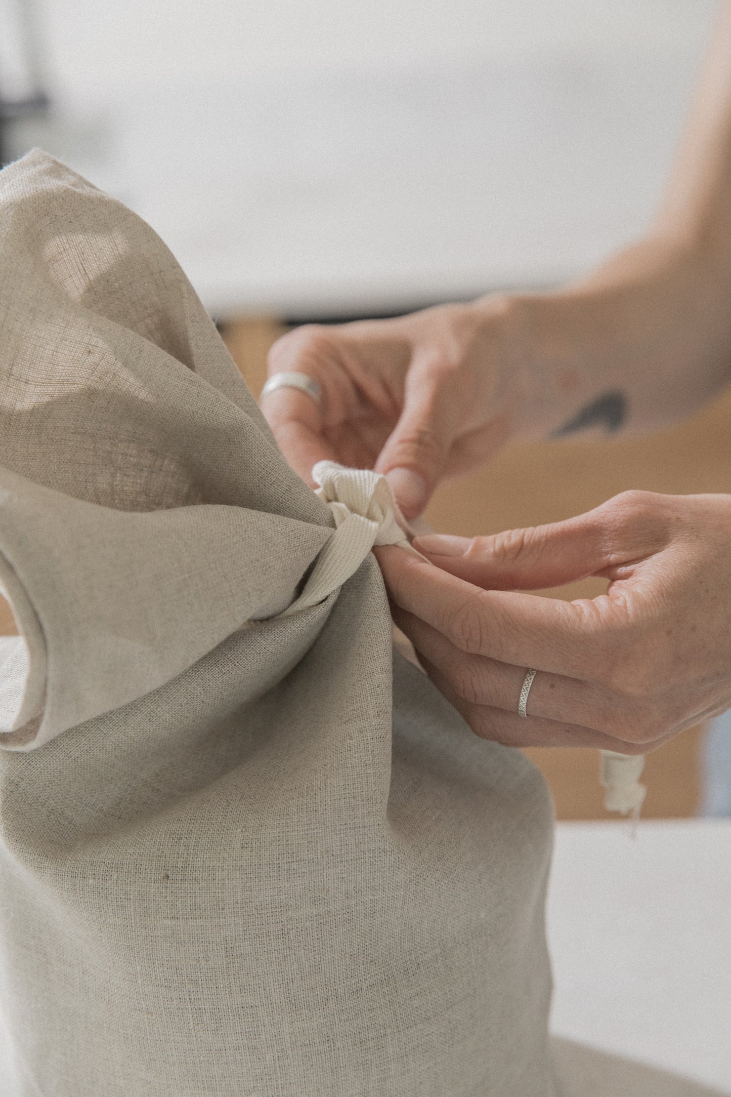 Linen Bread Bag